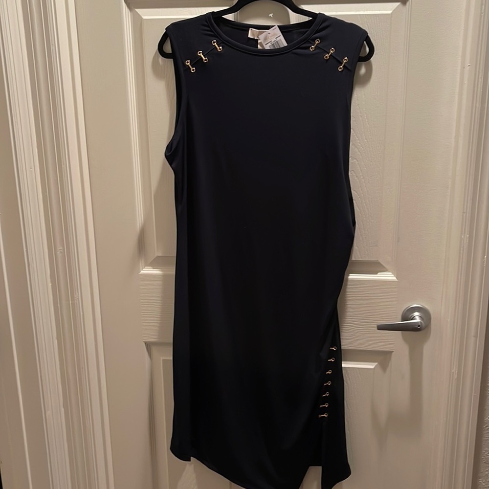 Michael Kors women dress size 1X color blue NWT